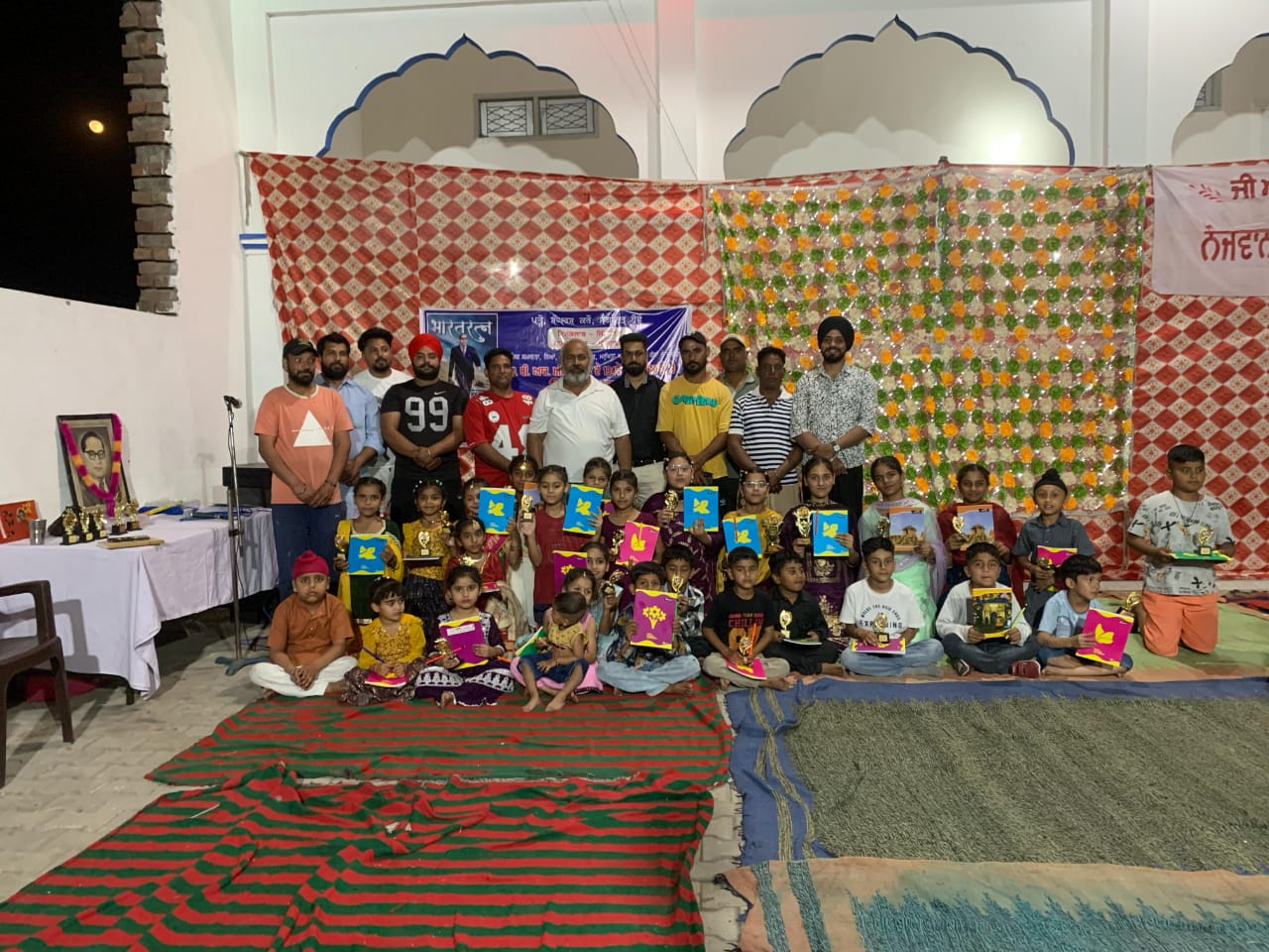 Dr. BR Ambedkar's birth anniversary celebrated with cultural program.